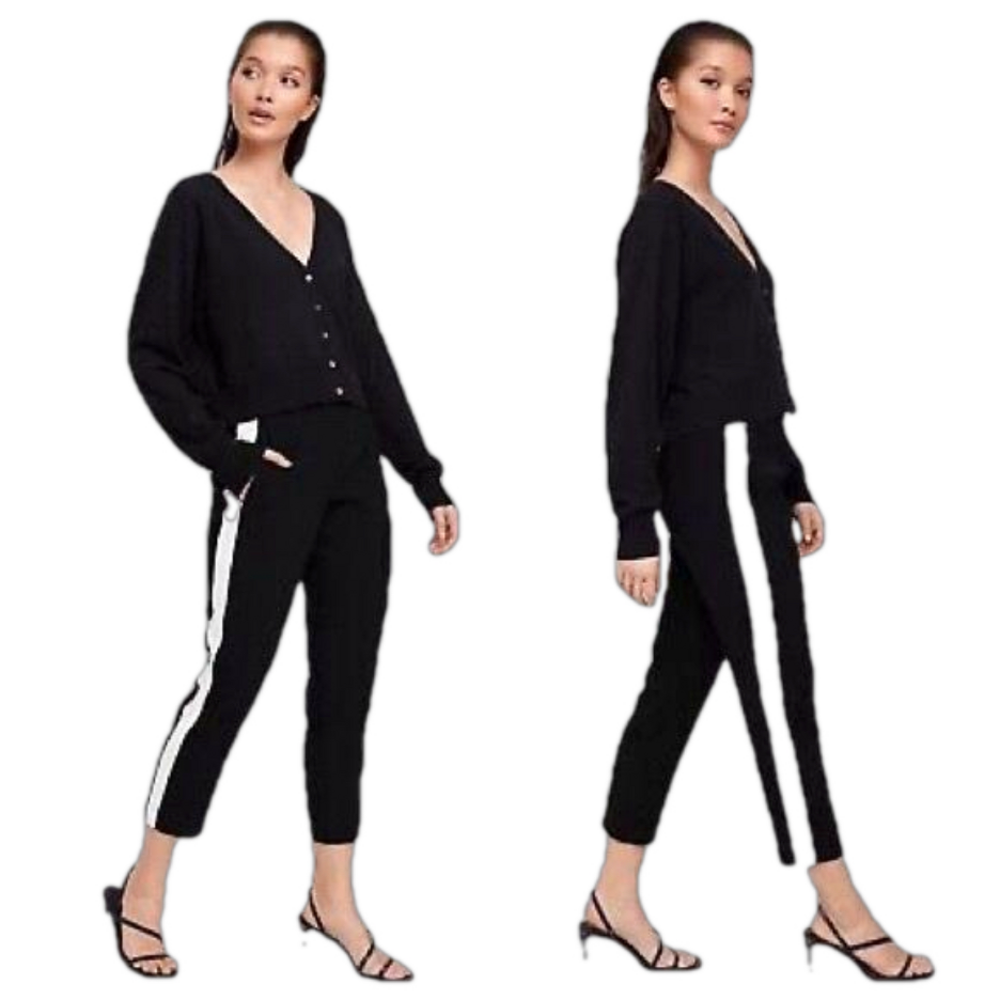 Aritzia Babaton Cropped Striped Conan Pant Women’s Size 4